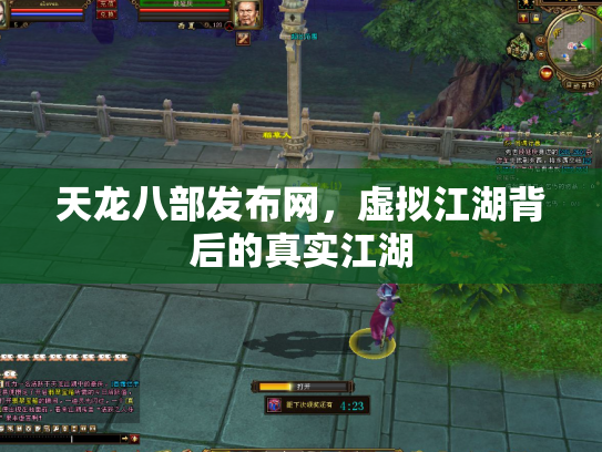 天龙八部发布网，虚拟江湖背后的真实江湖
