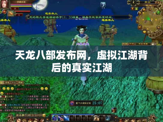 天龙八部发布网，虚拟江湖背后的真实江湖