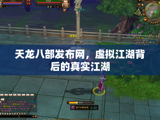 天龙八部发布网，虚拟江湖背后的真实江湖