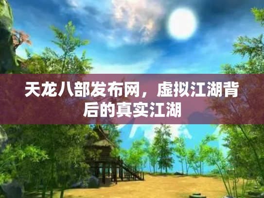 天龙八部发布网，虚拟江湖背后的真实江湖