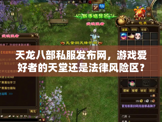 天龙八部私服发布网，游戏爱好者的天堂还是法律风险区？