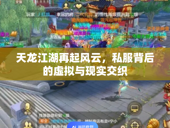 天龙江湖再起风云，私服背后的虚拟与现实交织