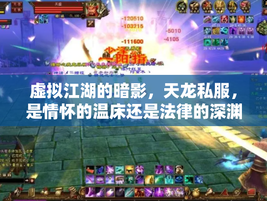 虚拟江湖的暗影，天龙私服，是情怀的温床还是法律的深渊？