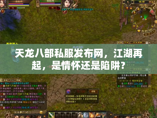 天龙八部私服发布网，江湖再起，是情怀还是陷阱？