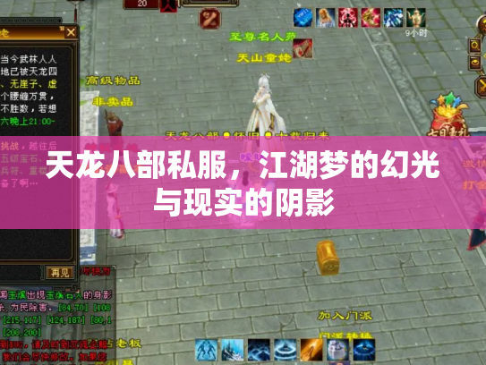 天龙八部私服，江湖梦的幻光与现实的阴影