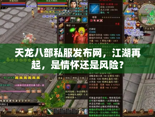 天龙八部私服发布网，江湖再起，是情怀还是风险？