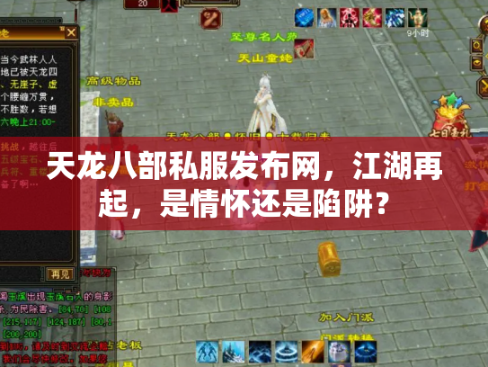 天龙八部私服发布网，江湖再起，是情怀还是陷阱？