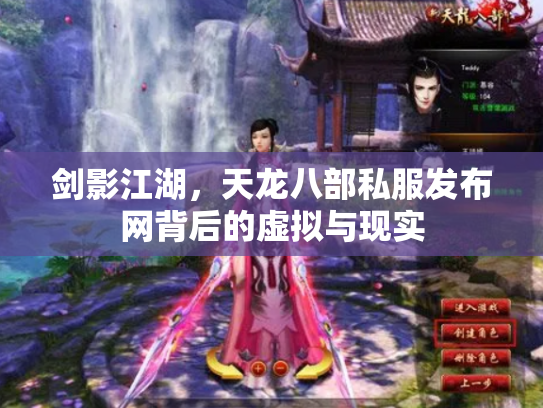 剑影江湖，天龙八部私服发布网背后的虚拟与现实
