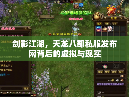 剑影江湖，天龙八部私服发布网背后的虚拟与现实