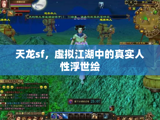 天龙sf，虚拟江湖中的真实人性浮世绘