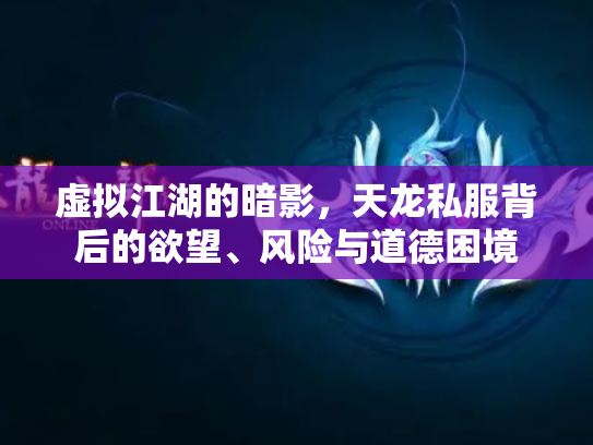 虚拟江湖的暗影，天龙私服背后的欲望、风险与道德困境