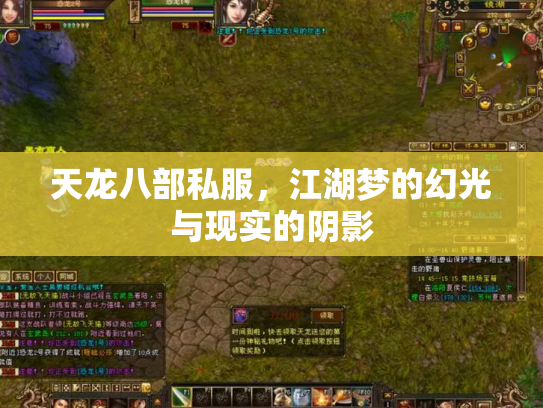 天龙八部私服，江湖梦的幻光与现实的阴影