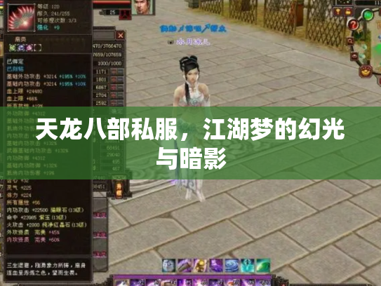 天龙八部私服，江湖梦的幻光与暗影