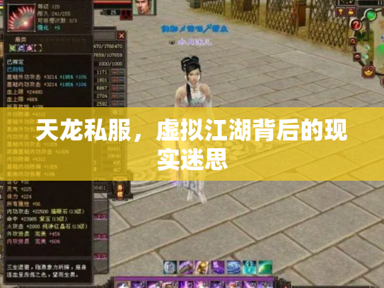 天龙私服，虚拟江湖背后的现实迷思