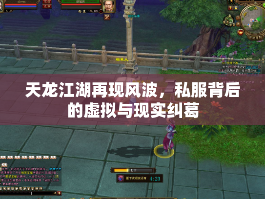 天龙江湖再现风波，私服背后的虚拟与现实纠葛
