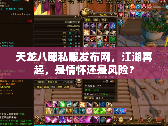 天龙八部私服发布网，江湖再起，是情怀还是风险？