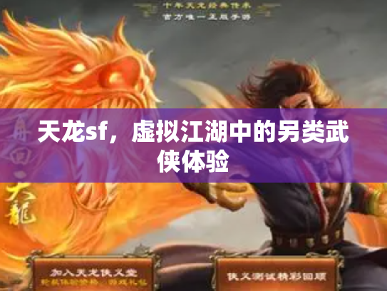 天龙sf，虚拟江湖中的另类武侠体验