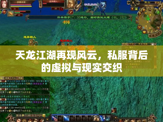 天龙江湖再现风云，私服背后的虚拟与现实交织