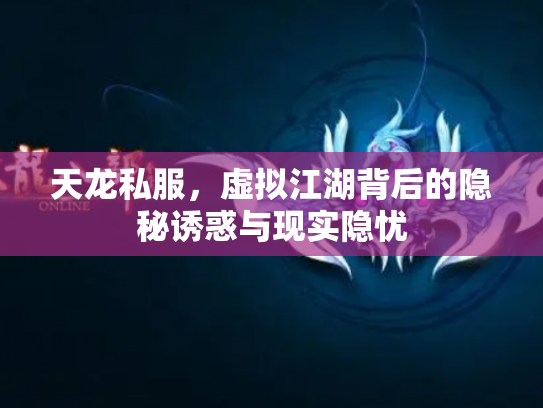 天龙私服，虚拟江湖背后的隐秘诱惑与现实隐忧