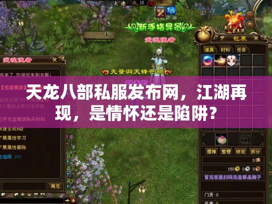 天龙八部私服发布网，江湖再现，是情怀还是陷阱？