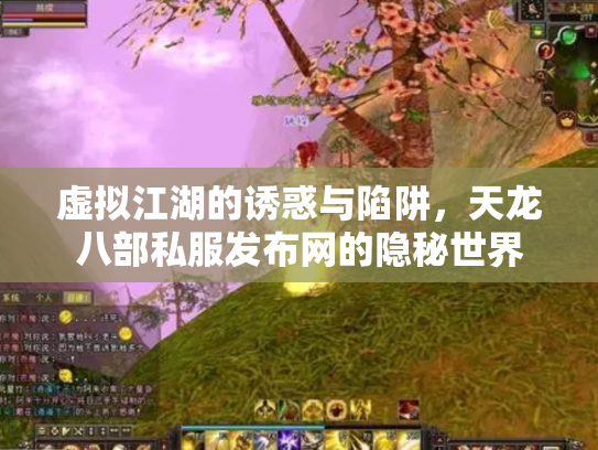 虚拟江湖的诱惑与陷阱，天龙八部私服发布网的隐秘世界