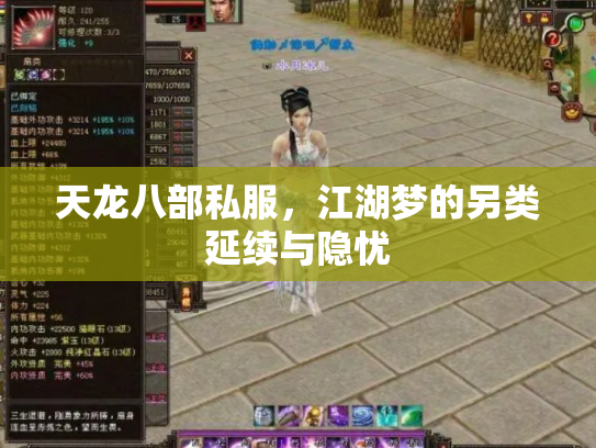 天龙八部私服，江湖梦的另类延续与隐忧