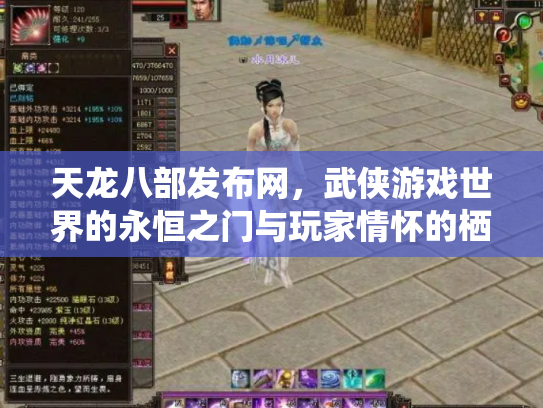天龙八部发布网，武侠游戏世界的永恒之门与玩家情怀的栖息地