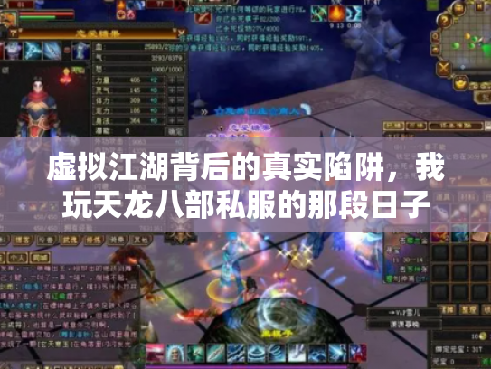 虚拟江湖背后的真实陷阱，我玩天龙八部私服的那段日子