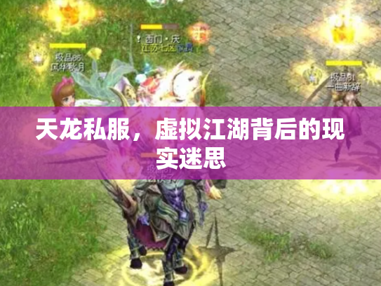 天龙私服，虚拟江湖背后的现实迷思