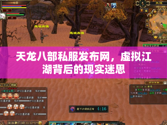 天龙八部私服发布网，虚拟江湖背后的现实迷思