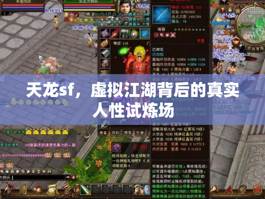 天龙sf，虚拟江湖背后的真实人性试炼场