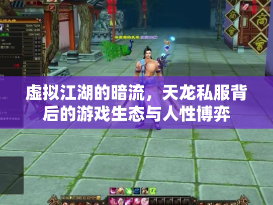 虚拟江湖的暗流，天龙私服背后的游戏生态与人性博弈