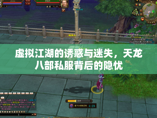 虚拟江湖的诱惑与迷失，天龙八部私服背后的隐忧