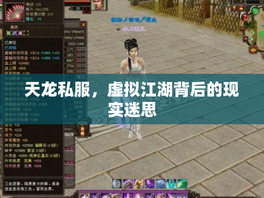 天龙私服，虚拟江湖背后的现实迷思