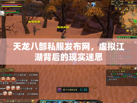 天龙八部私服发布网，虚拟江湖背后的现实迷思