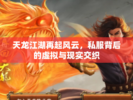 天龙江湖再起风云，私服背后的虚拟与现实交织