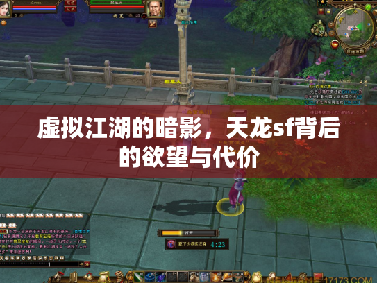 虚拟江湖的暗影，天龙sf背后的欲望与代价
