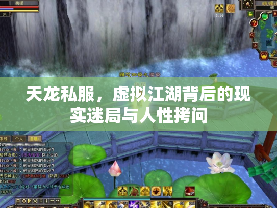 天龙私服，虚拟江湖背后的现实迷局与人性拷问