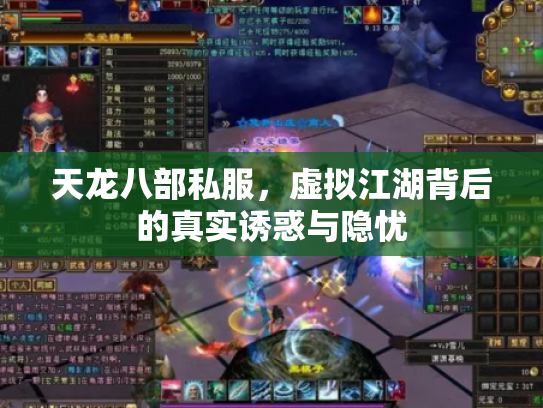 天龙八部私服，虚拟江湖背后的真实诱惑与隐忧