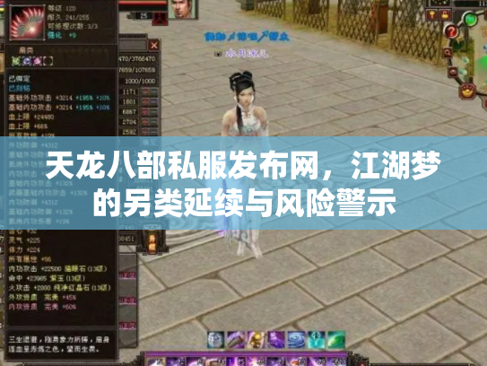 天龙八部私服发布网，江湖梦的另类延续与风险警示