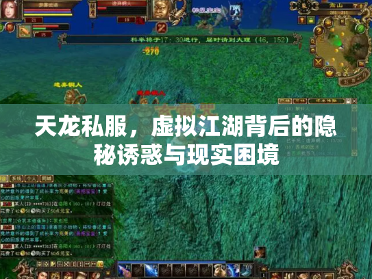 天龙私服，虚拟江湖背后的隐秘诱惑与现实困境