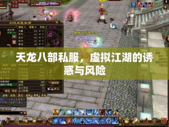 天龙八部私服，虚拟江湖的诱惑与风险