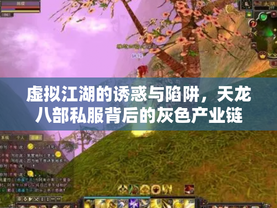 虚拟江湖的诱惑与陷阱，天龙八部私服背后的灰色产业链