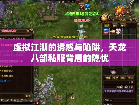 虚拟江湖的诱惑与陷阱，天龙八部私服背后的隐忧