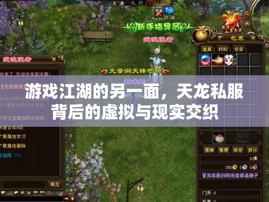 游戏江湖的另一面，天龙私服背后的虚拟与现实交织