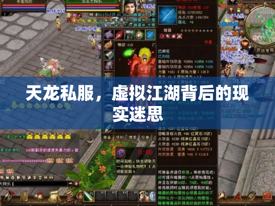 天龙私服，虚拟江湖背后的现实迷思