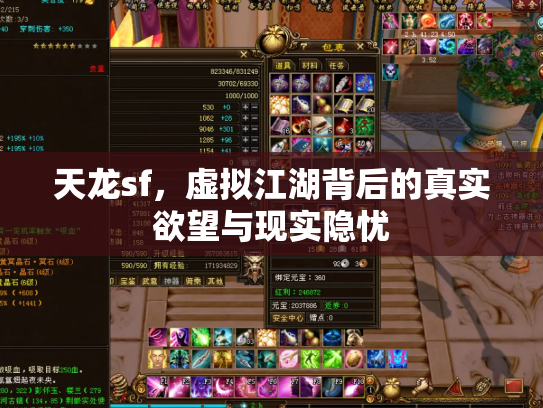 天龙sf，虚拟江湖背后的真实欲望与现实隐忧