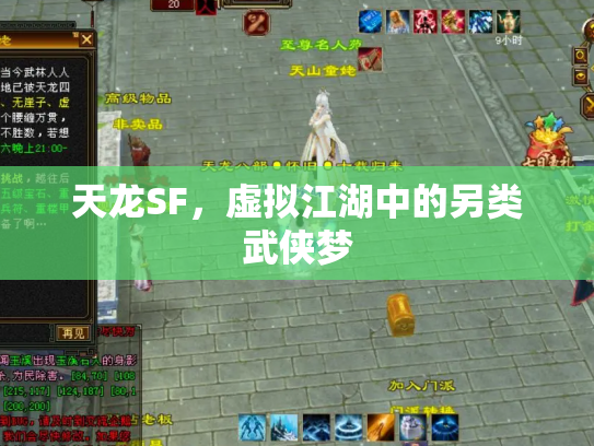 天龙SF，虚拟江湖中的另类武侠梦
