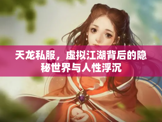 天龙私服，虚拟江湖背后的隐秘世界与人性浮沉