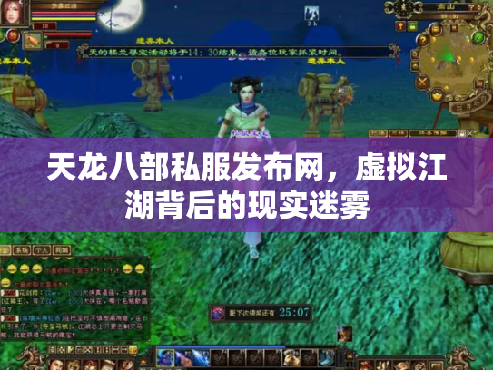 天龙八部私服发布网，虚拟江湖背后的现实迷雾